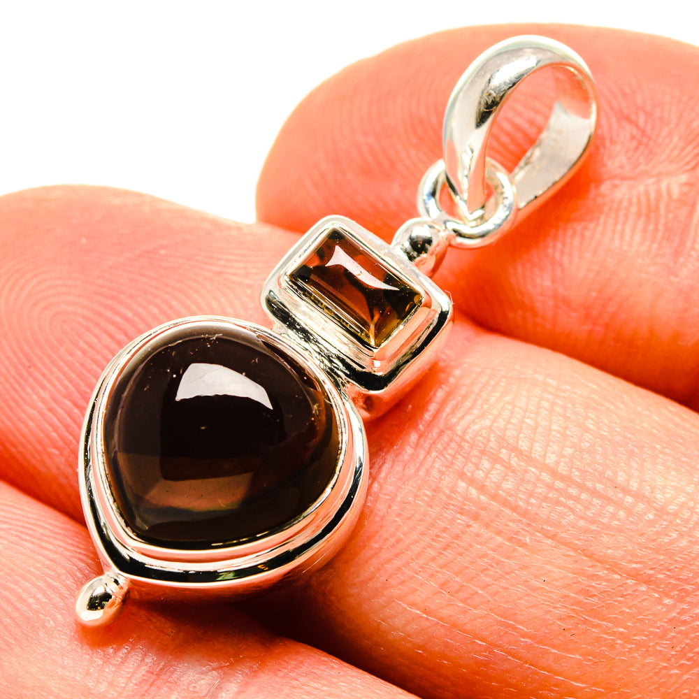 Smoky Quartz Pendants handcrafted by Anasilvercos - PD758879