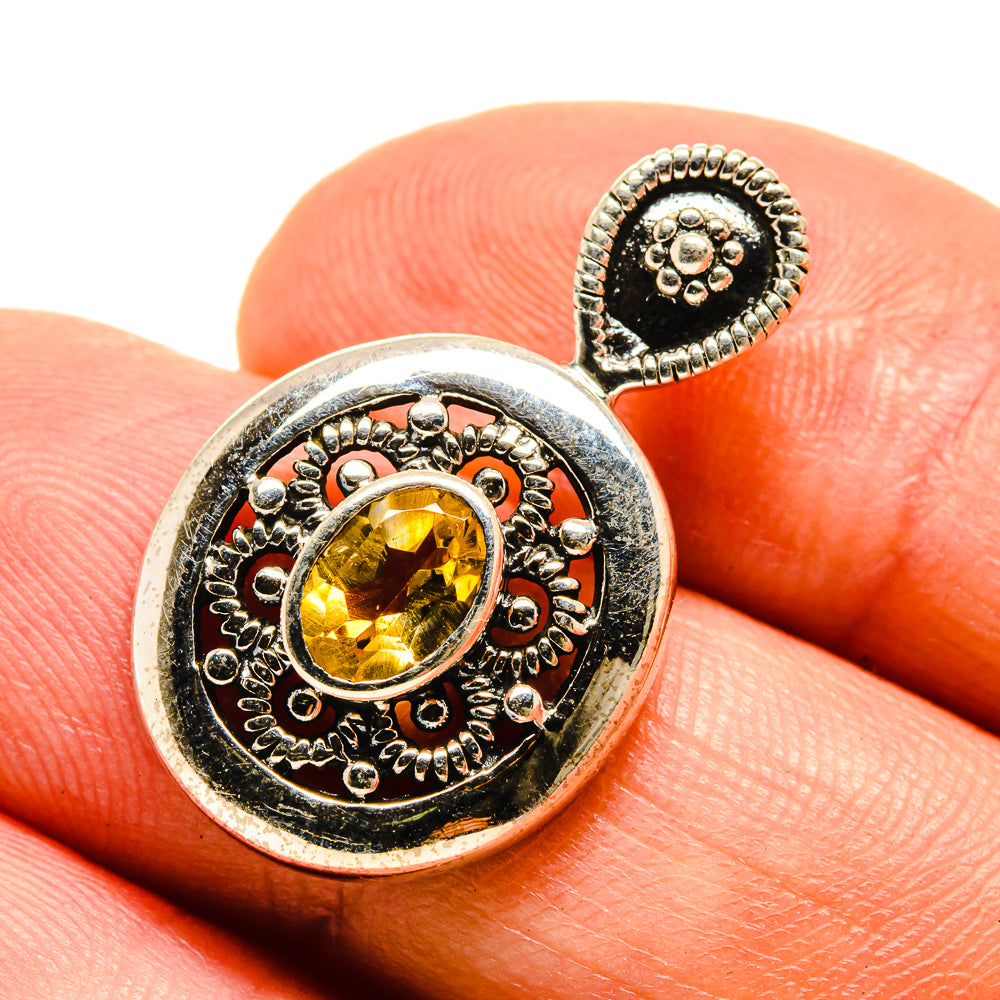Citrine Pendants handcrafted by Anasilvercos - PD758898