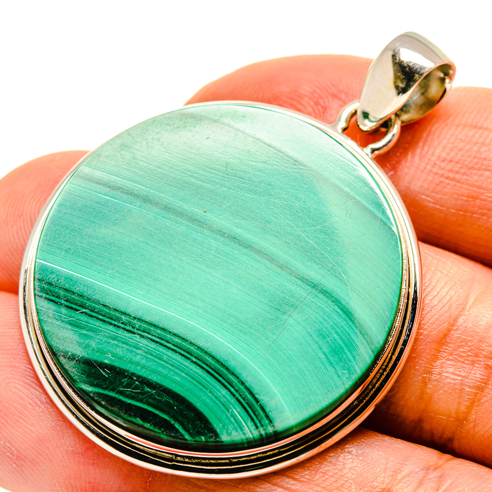 Malachite Pendants handcrafted by Anasilvercos - PD758904