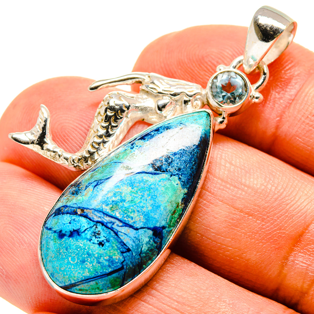 Shattuckite Pendants handcrafted by Anasilvercos - PD758906