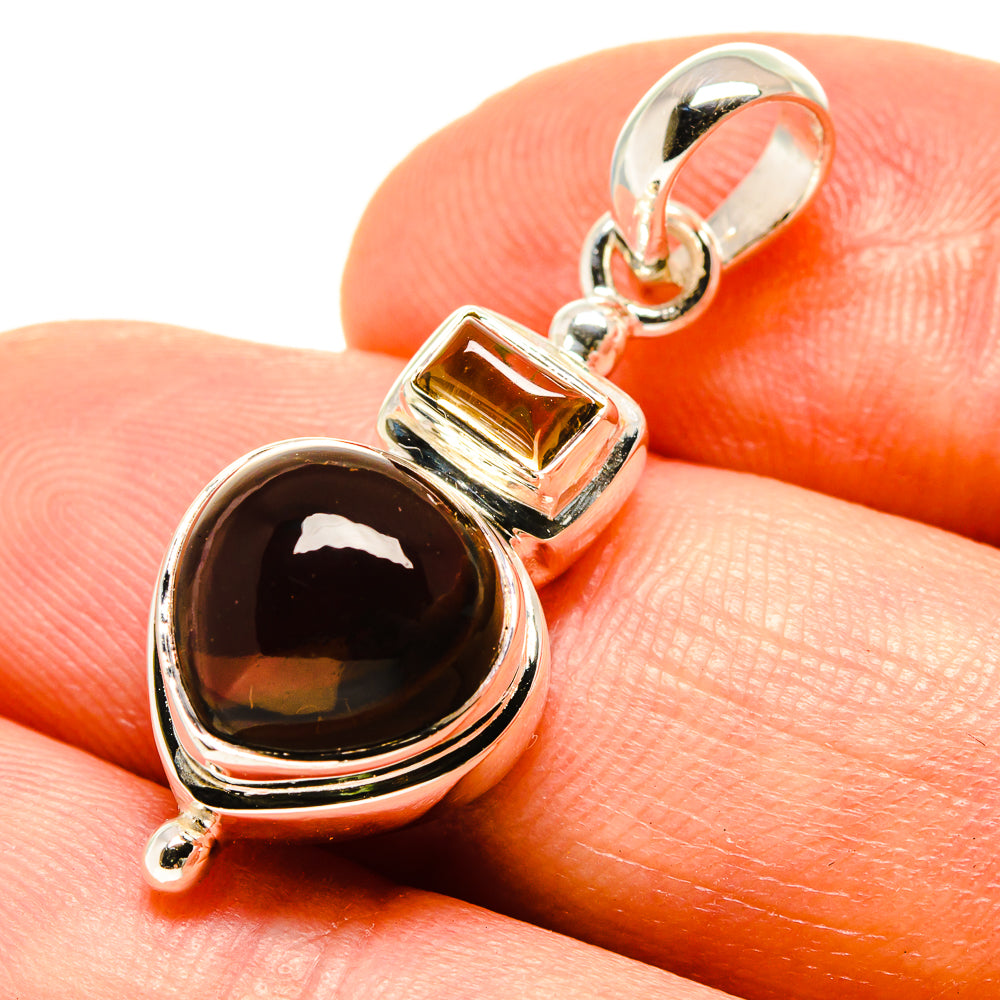 Smoky Quartz Pendants handcrafted by Anasilvercos - PD758947