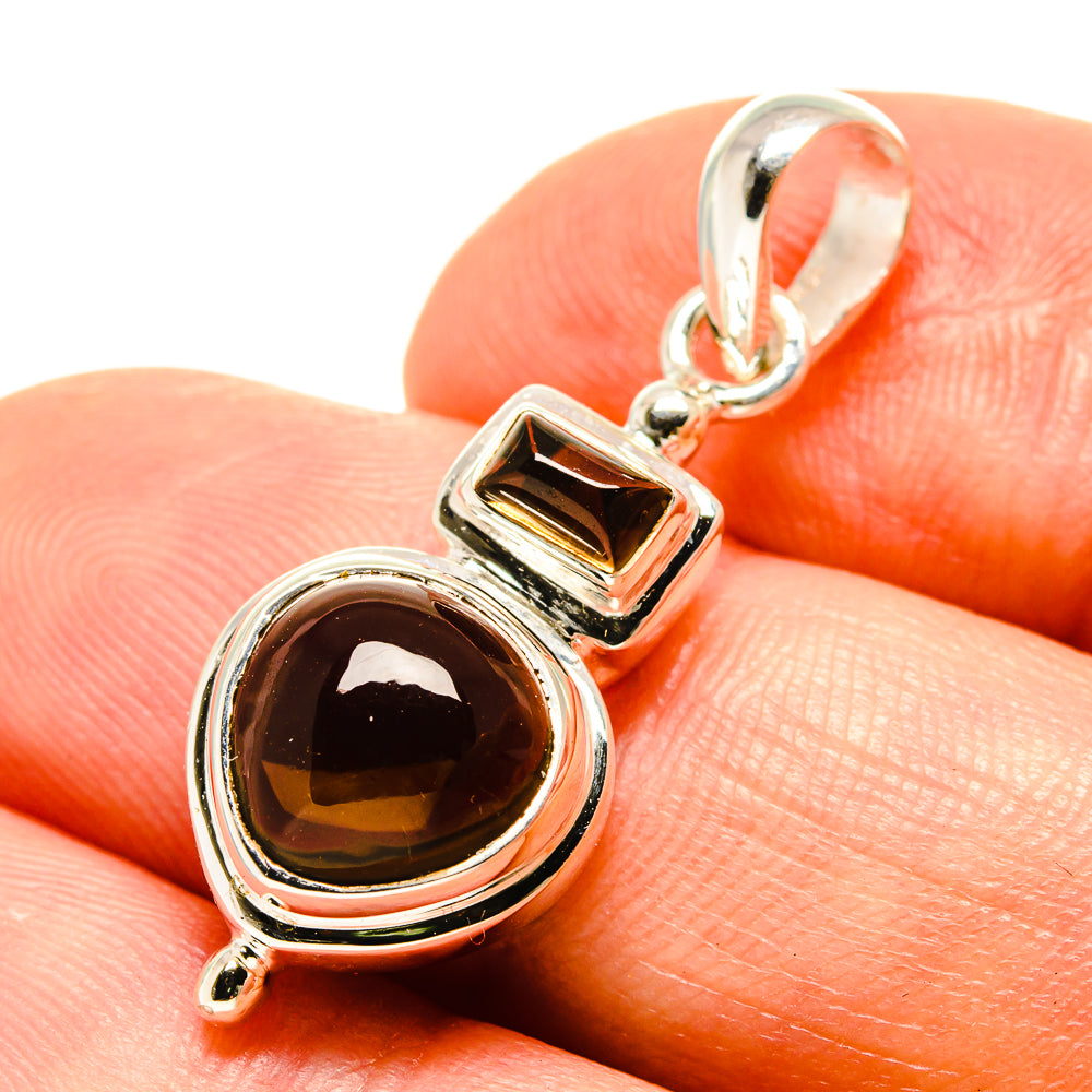 Smoky Quartz Pendants handcrafted by Anasilvercos - PD758954