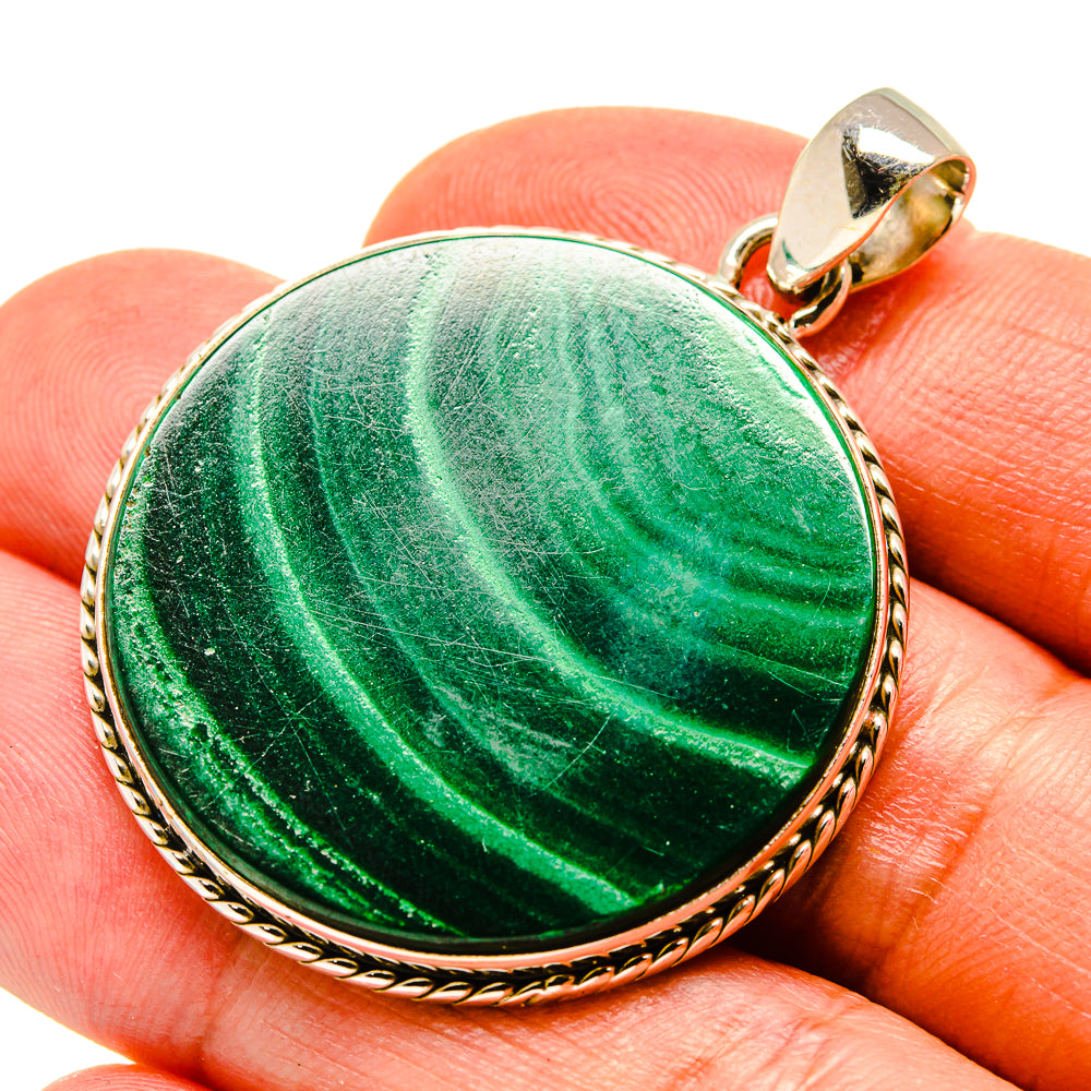 Malachite Pendants handcrafted by Anasilvercos - PD758960