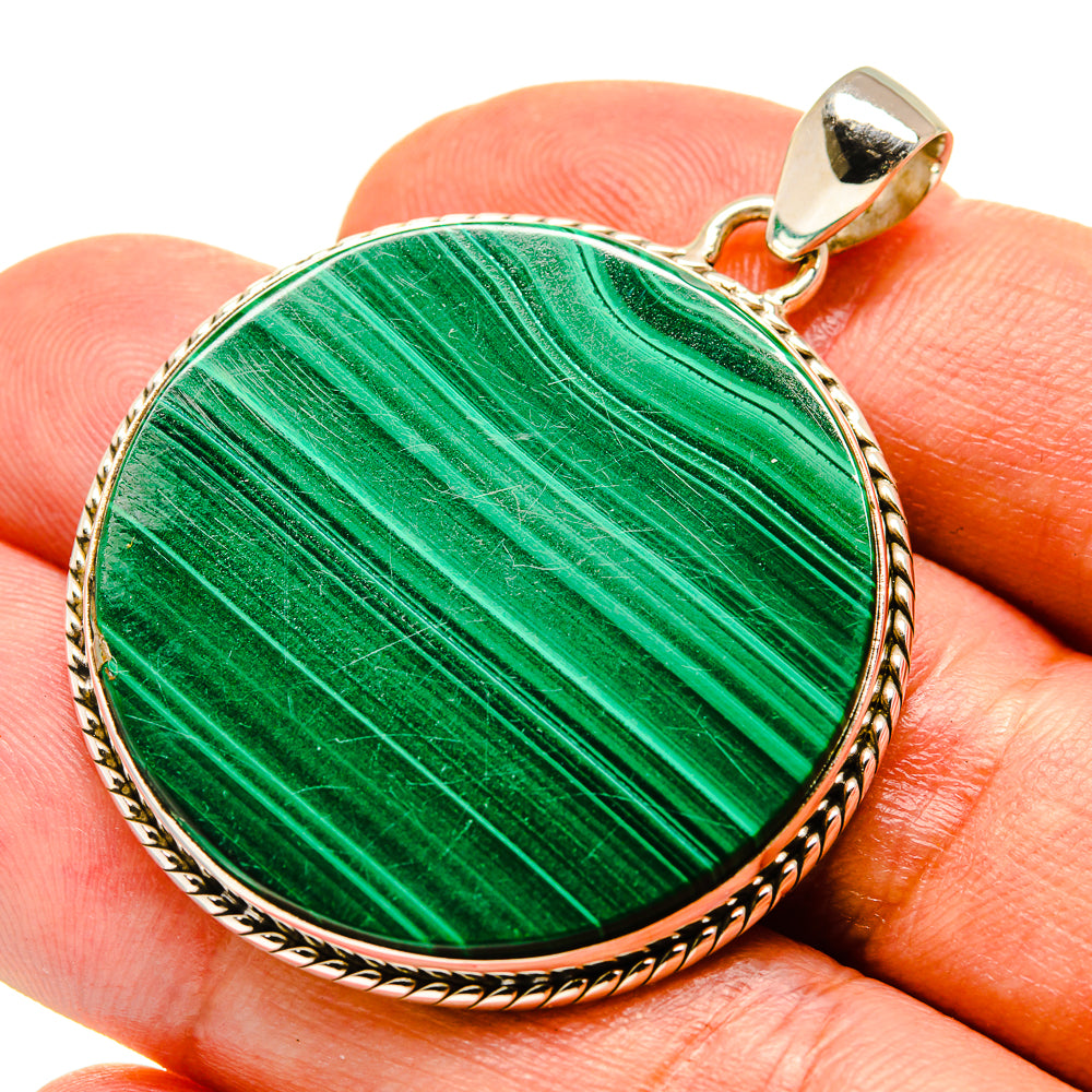 Malachite Pendants handcrafted by Anasilvercos - PD758970