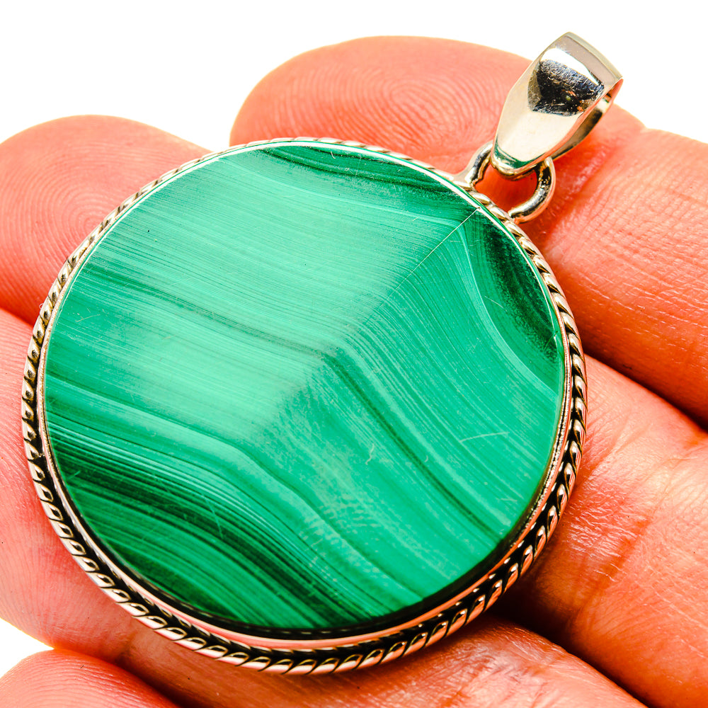 Malachite Pendants handcrafted by Anasilvercos - PD758971