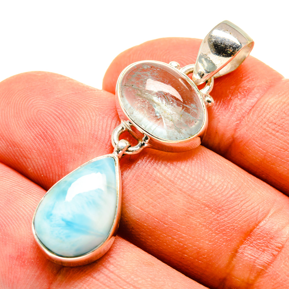 Larimar Pendants handcrafted by Anasilvercos - PD758984