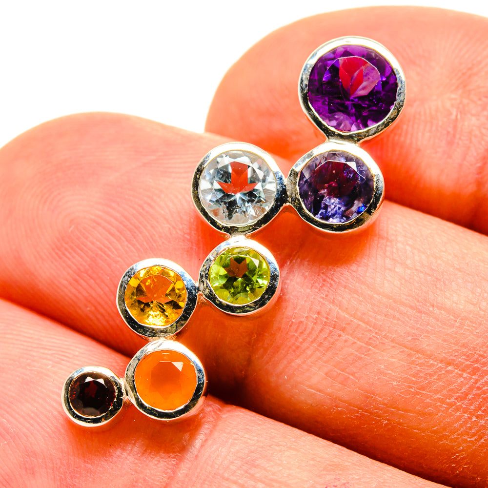 Multi-Stone Chakra Pendants handcrafted by Anasilvercos - PD759018