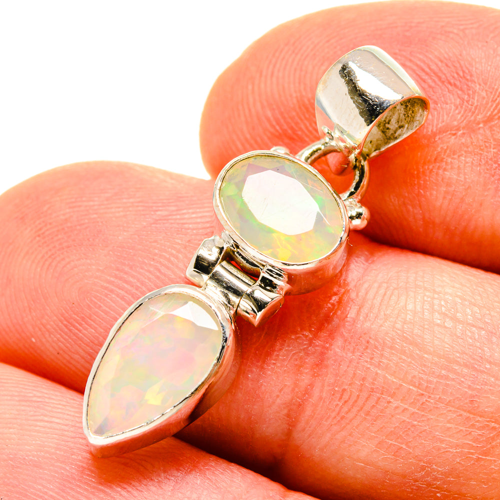 Ethiopian Opal Pendants handcrafted by Anasilvercos - PD759062