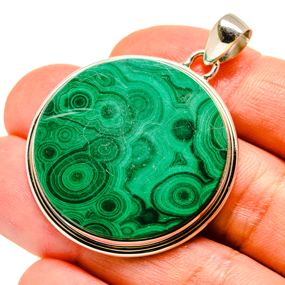 Malachite Pendants handcrafted by Anasilvercos - PD759064
