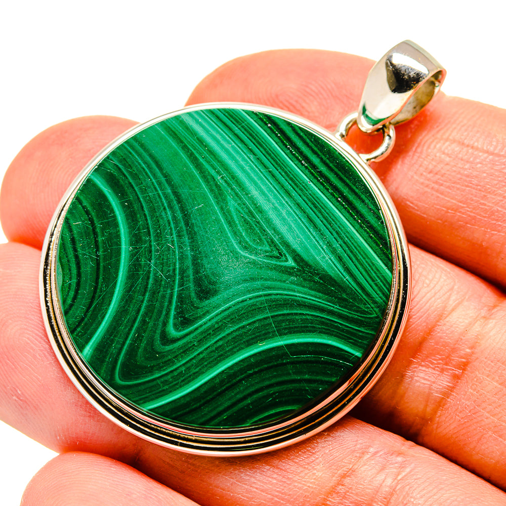 Malachite Pendants handcrafted by Anasilvercos - PD759065