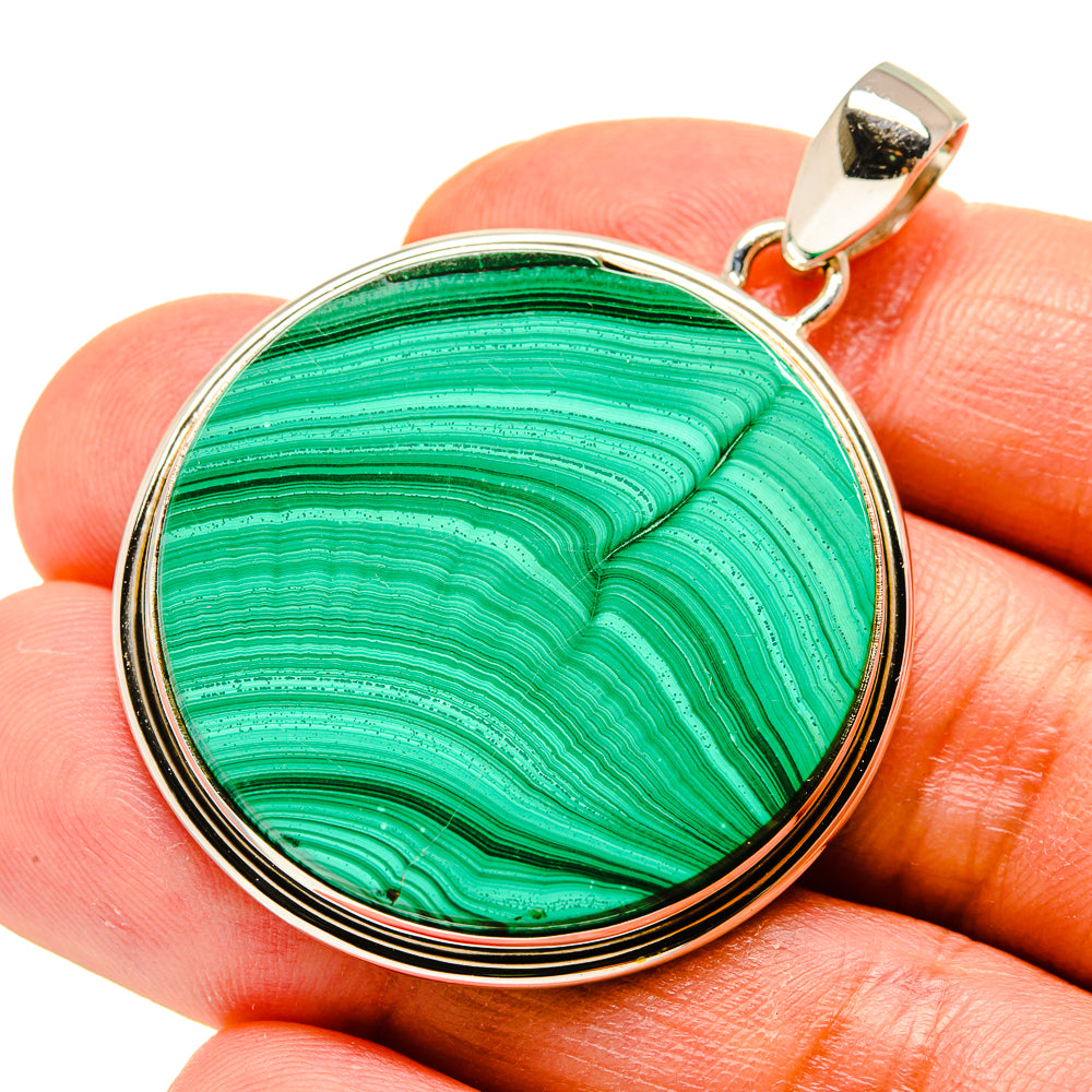 Malachite Pendants handcrafted by Anasilvercos - PD759066