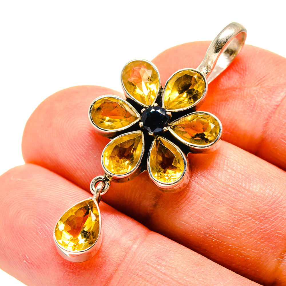 Citrine Pendants handcrafted by Anasilvercos - PD759072