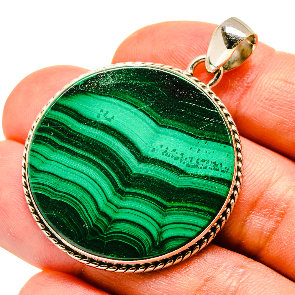 Malachite Pendants handcrafted by Anasilvercos - PD759076