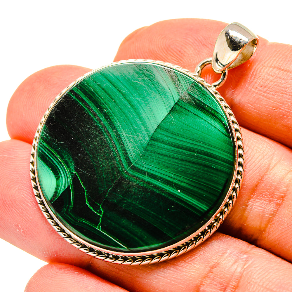 Malachite Pendants handcrafted by Anasilvercos - PD759078