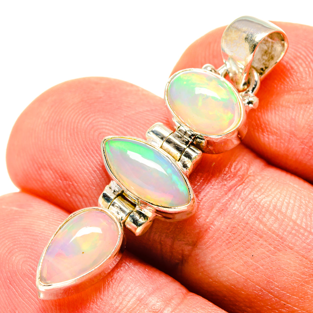 Ethiopian Opal Pendants handcrafted by Anasilvercos - PD759090