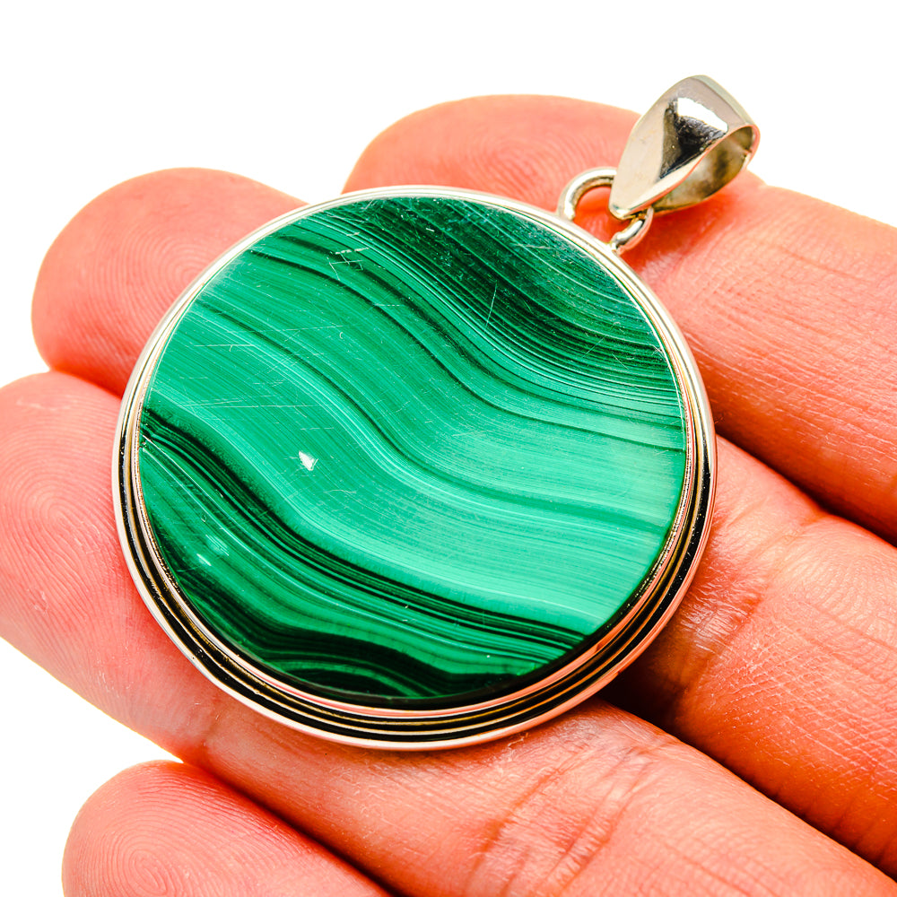 Malachite Pendants handcrafted by Anasilvercos - PD759149