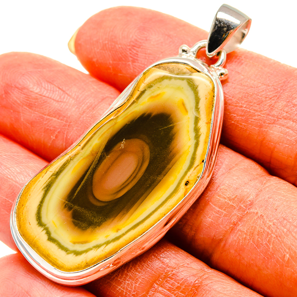 Willow Creek Jasper Pendants handcrafted by Anasilvercos - PD759153