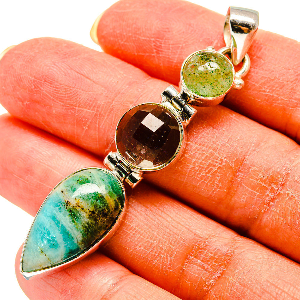 Peruvian Opal Pendants handcrafted by Anasilvercos - PD759162
