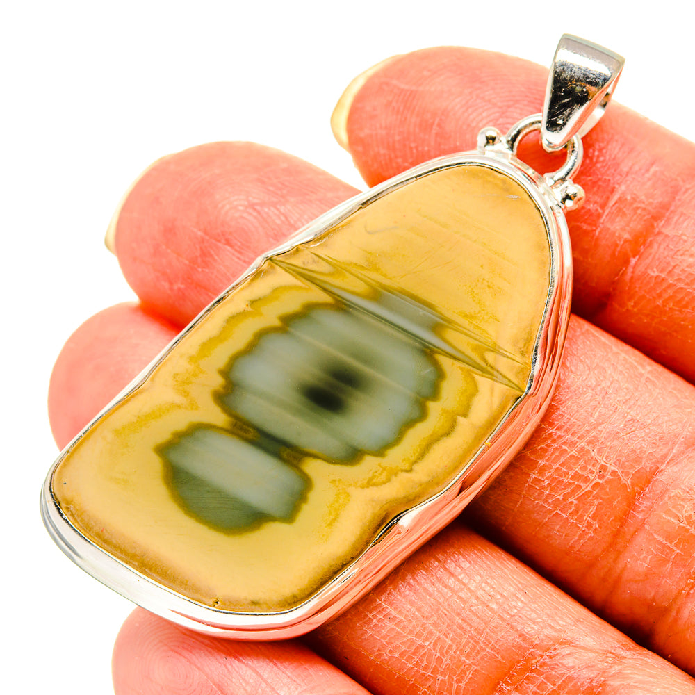 Willow Creek Jasper Pendants handcrafted by Anasilvercos - PD759182