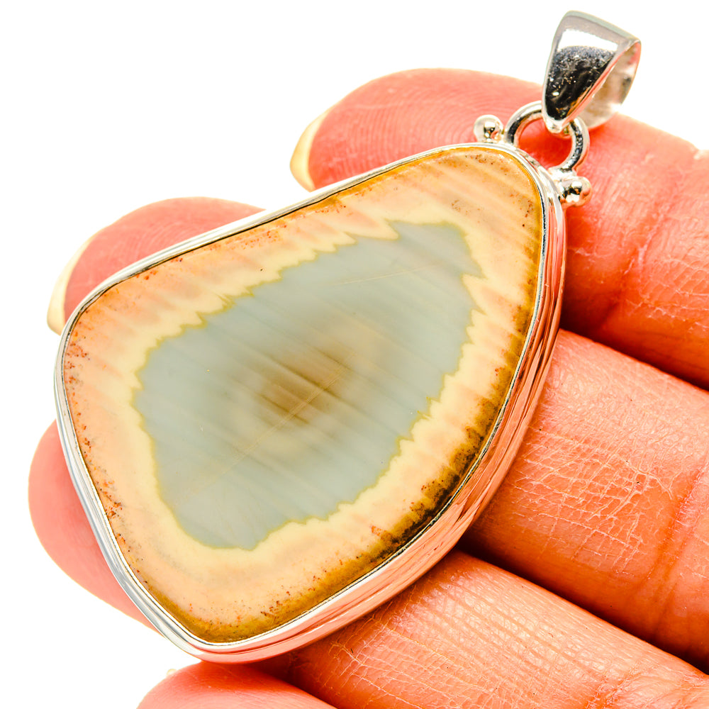 Willow Creek Jasper Pendants handcrafted by Anasilvercos - PD759187