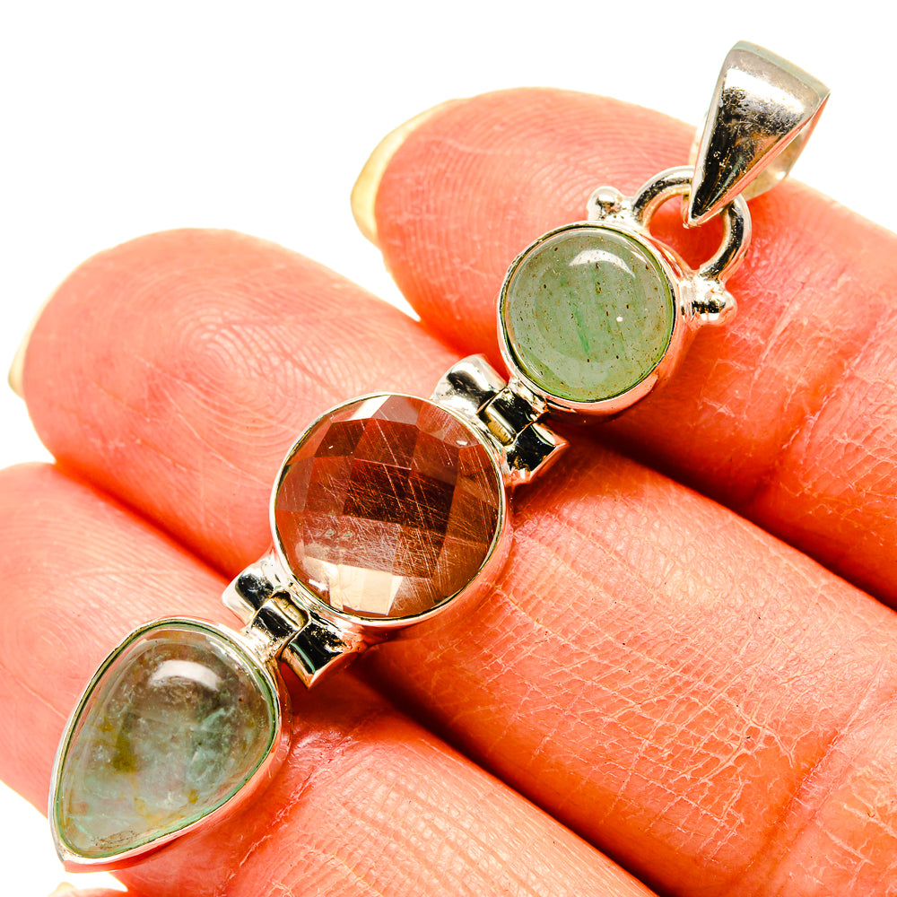 Aquamarine Pendants handcrafted by Anasilvercos - PD759192