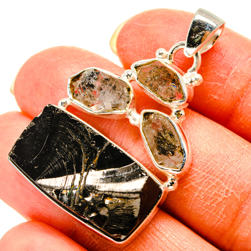 Shungite Pendants handcrafted by Anasilvercos - PD759221