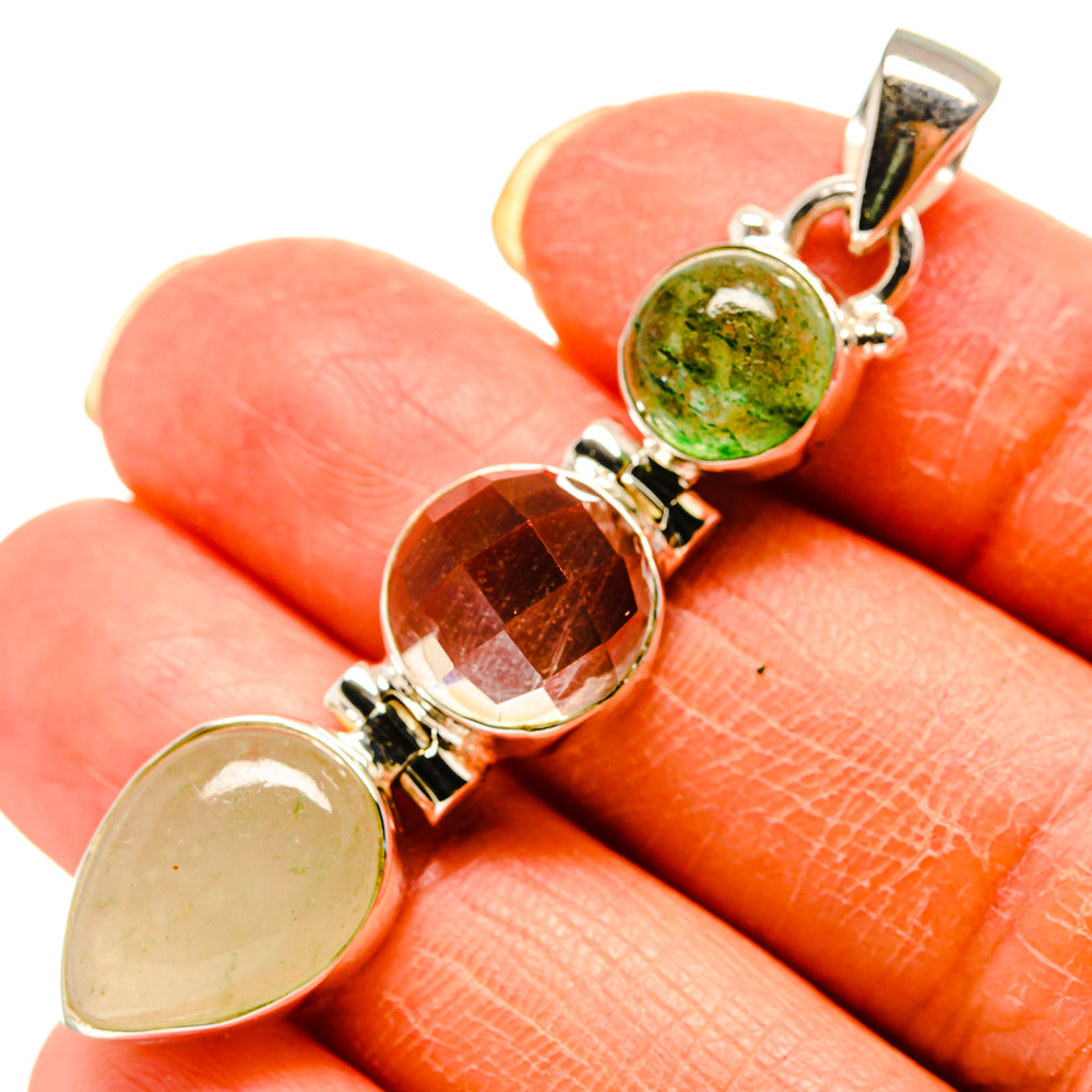 Prehnite Pendants handcrafted by Anasilvercos - PD759225