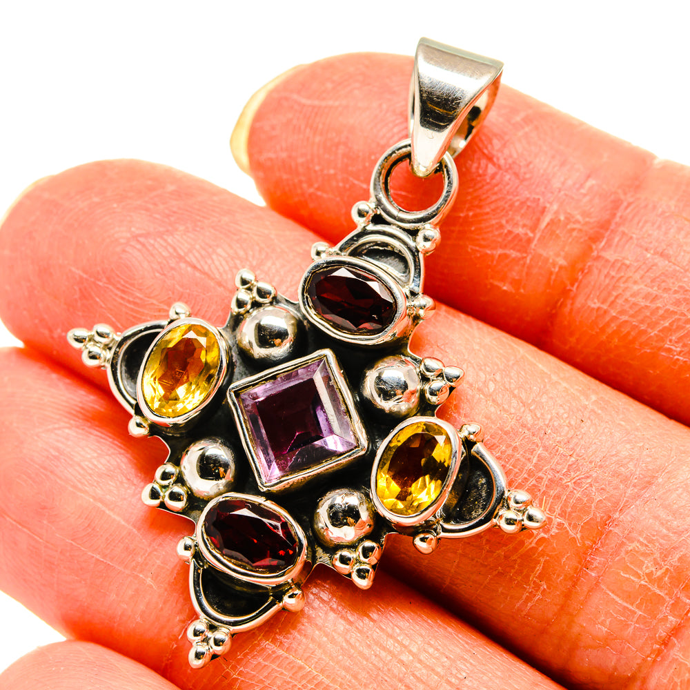 Amethyst Pendants handcrafted by Anasilvercos - PD759228