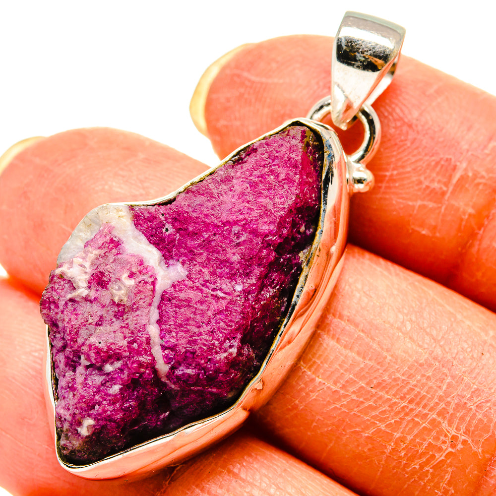 Ruby Fuchsite Pendants handcrafted by Anasilvercos - PD759236