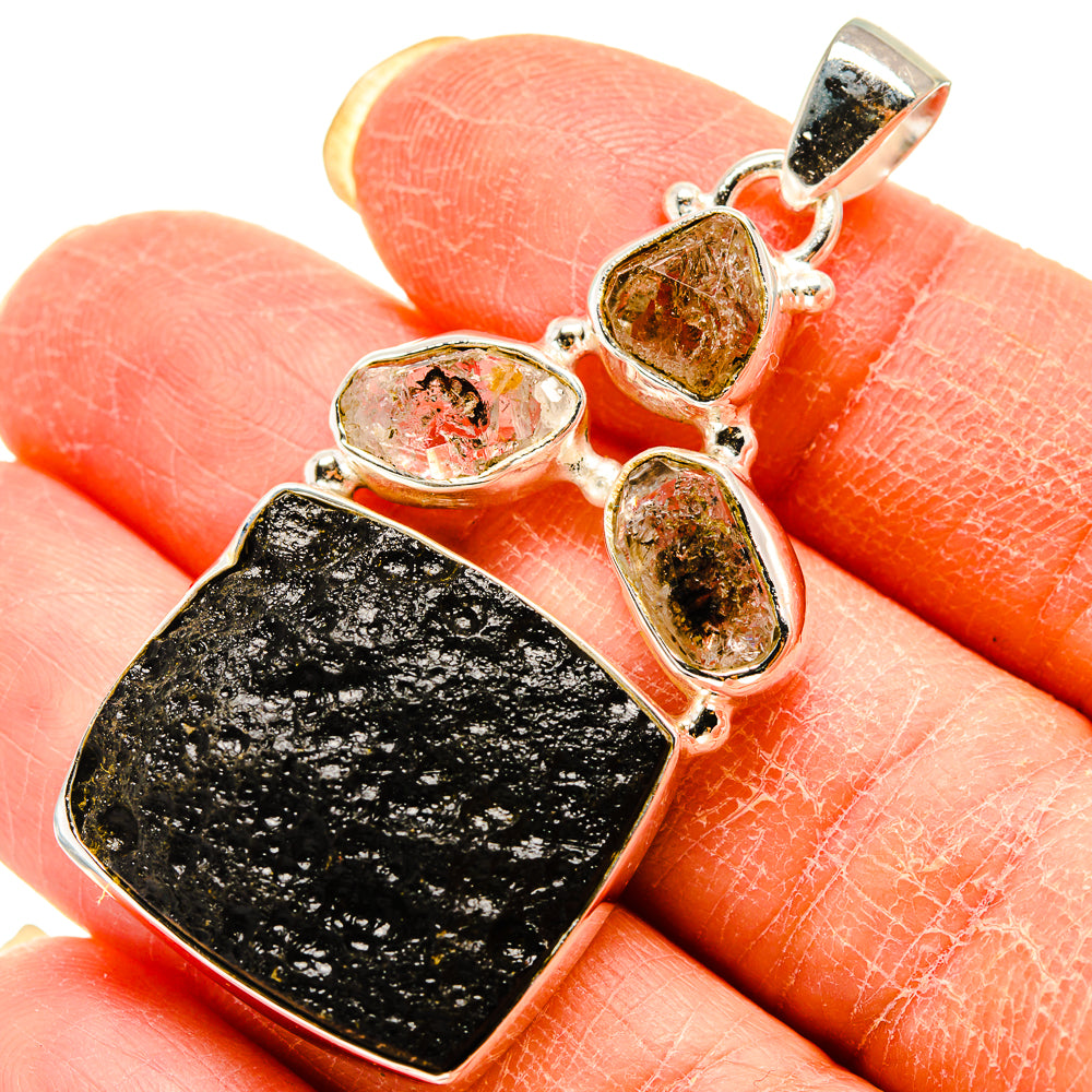 Tektite Pendants handcrafted by Anasilvercos - PD759275