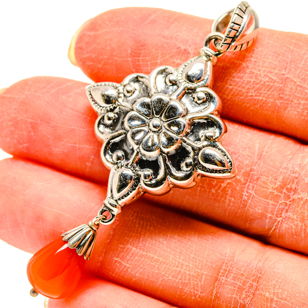 Carnelian Pendants handcrafted by Anasilvercos - PD759282