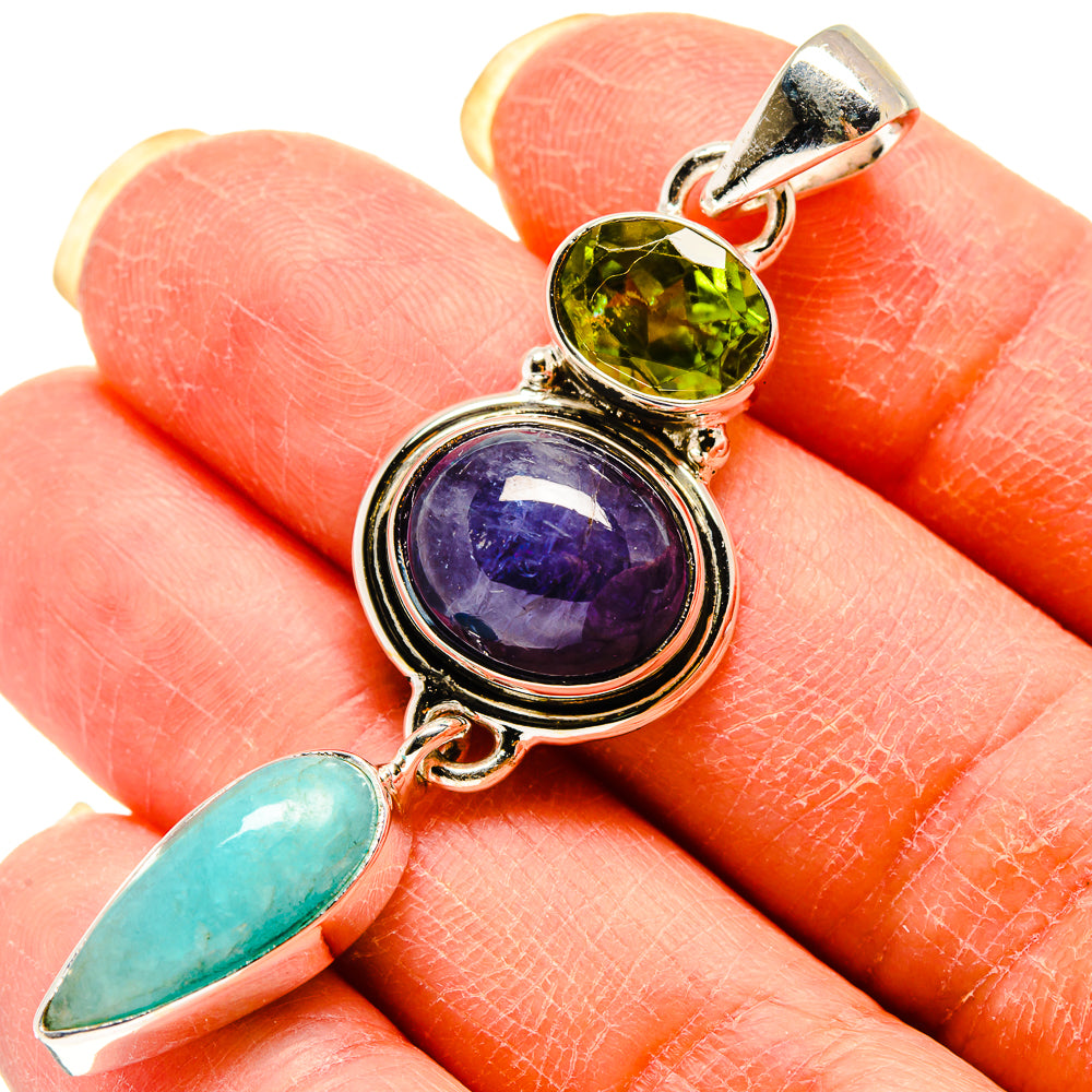 Tanzanite Pendants handcrafted by Anasilvercos - PD759321