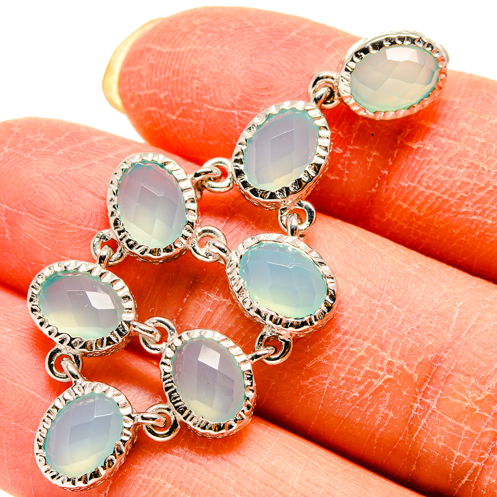 Aqua Chalcedony Pendants handcrafted by Anasilvercos - PD759325