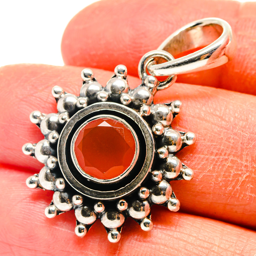 Carnelian Pendants handcrafted by Anasilvercos - PD759348