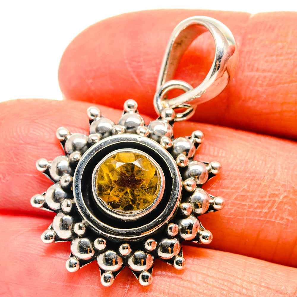 Citrine Pendants handcrafted by Anasilvercos - PD759351