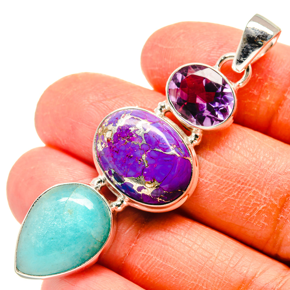 Larimar Pendants handcrafted by Anasilvercos - PD759364