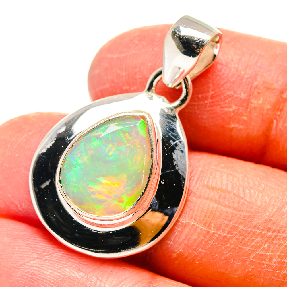 Ethiopian Opal Pendants handcrafted by Anasilvercos - PD759381