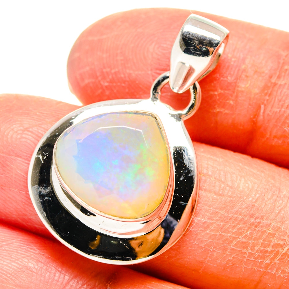 Ethiopian Opal Pendants handcrafted by Anasilvercos - PD759391