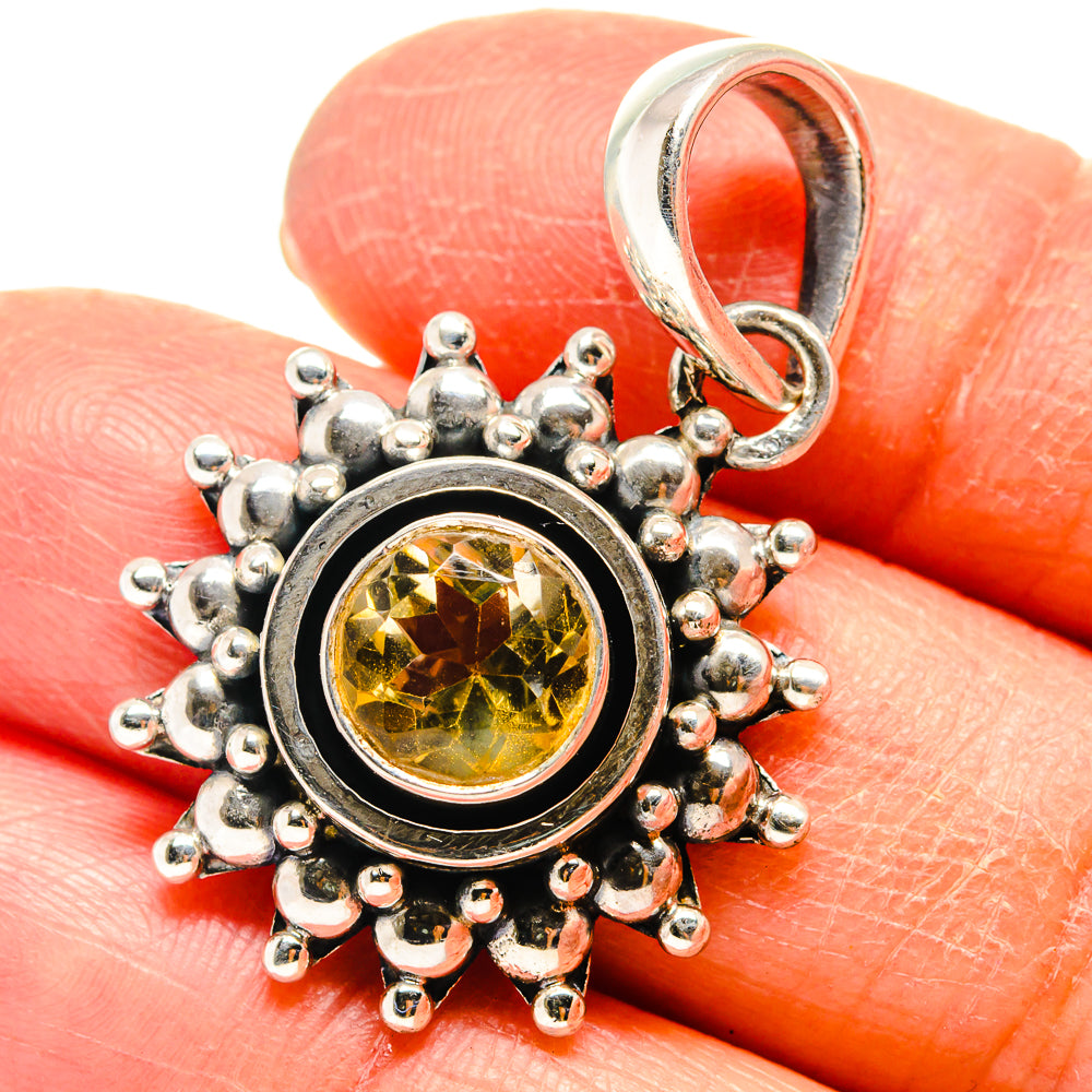 Citrine Pendants handcrafted by Anasilvercos - PD759415