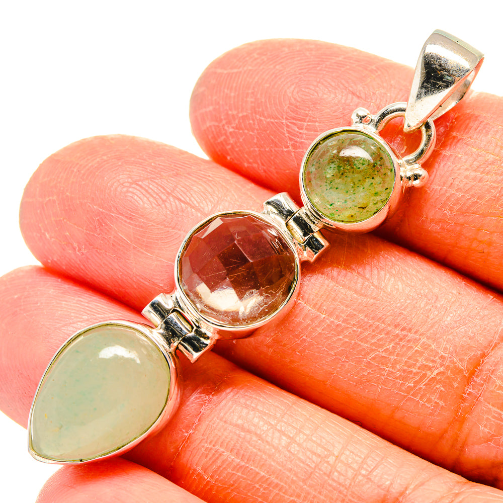 Prehnite Pendants handcrafted by Anasilvercos - PD759421