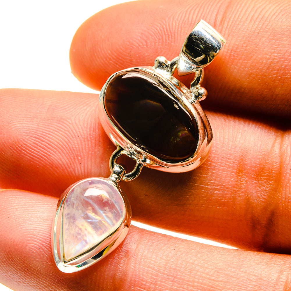 Mexican Fire Agate Pendants handcrafted by Anasilvercos - PD759434