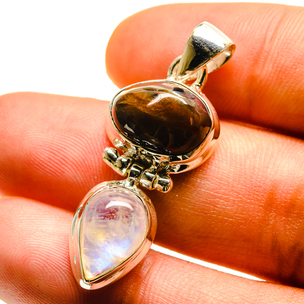 Mexican Fire Agate Pendants handcrafted by Anasilvercos - PD759437