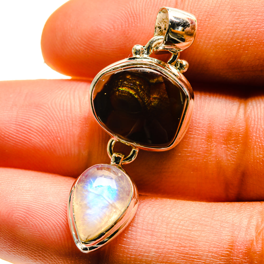 Mexican Fire Agate Pendants handcrafted by Anasilvercos - PD759439