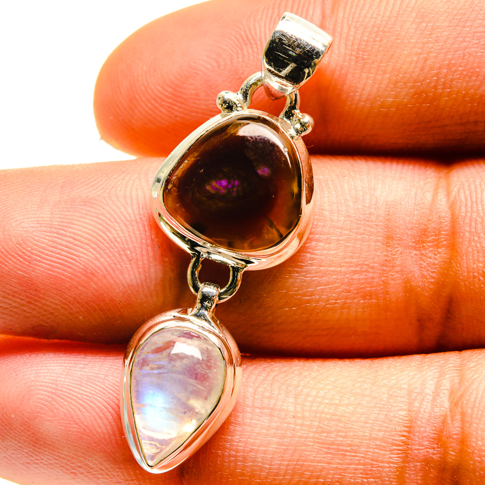 Mexican Fire Agate Pendants handcrafted by Anasilvercos - PD759440