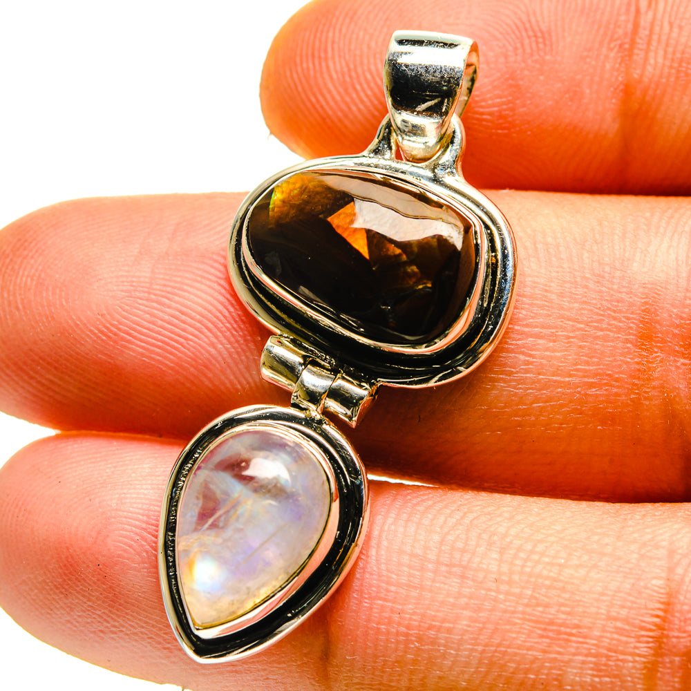 Mexican Fire Agate Pendants handcrafted by Anasilvercos - PD759441