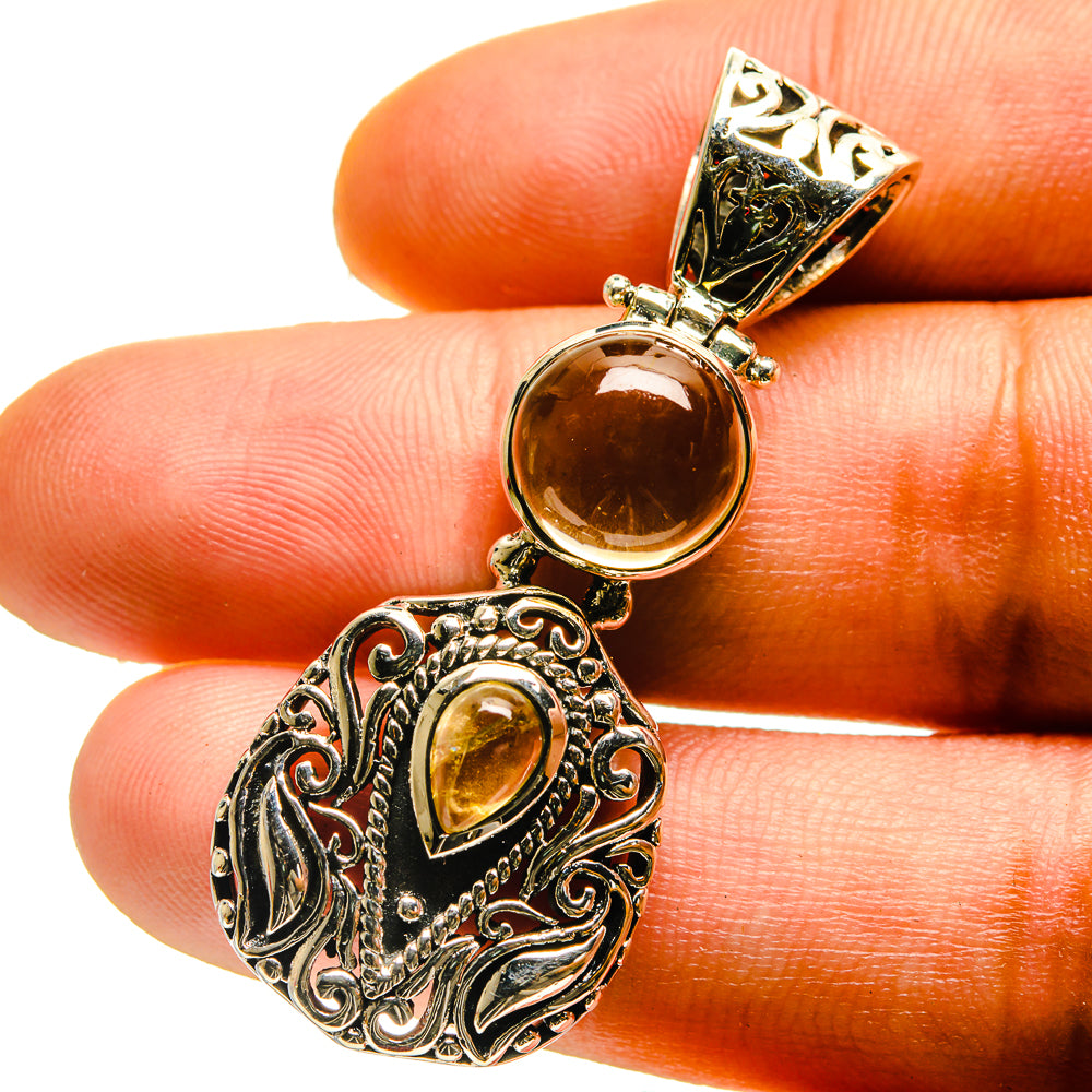 Citrine Pendants handcrafted by Anasilvercos - PD759445