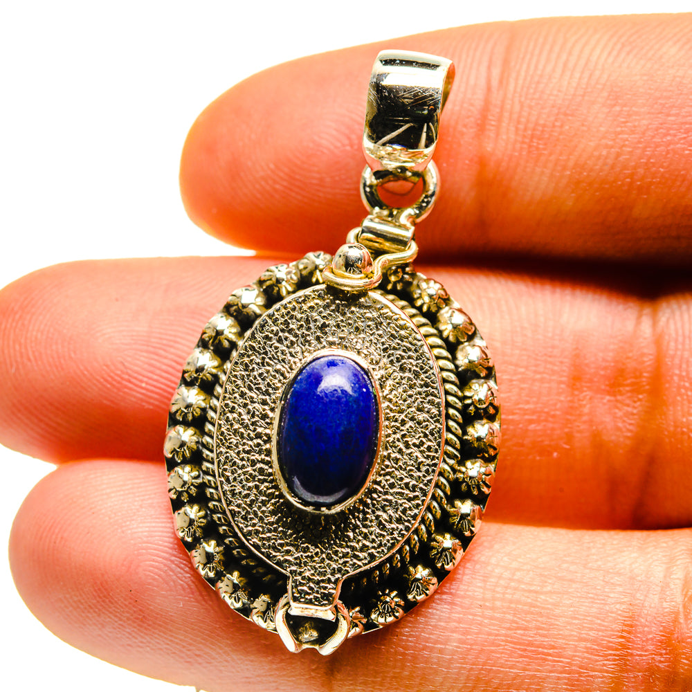 Lapis Lazuli Pendants handcrafted by Anasilvercos - PD759449