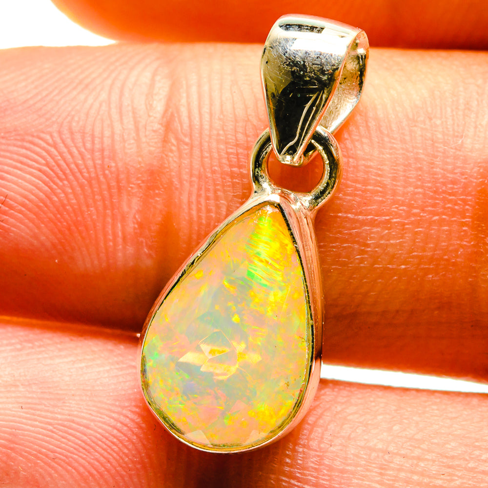 Ethiopian Opal Pendants handcrafted by Anasilvercos - PD759503