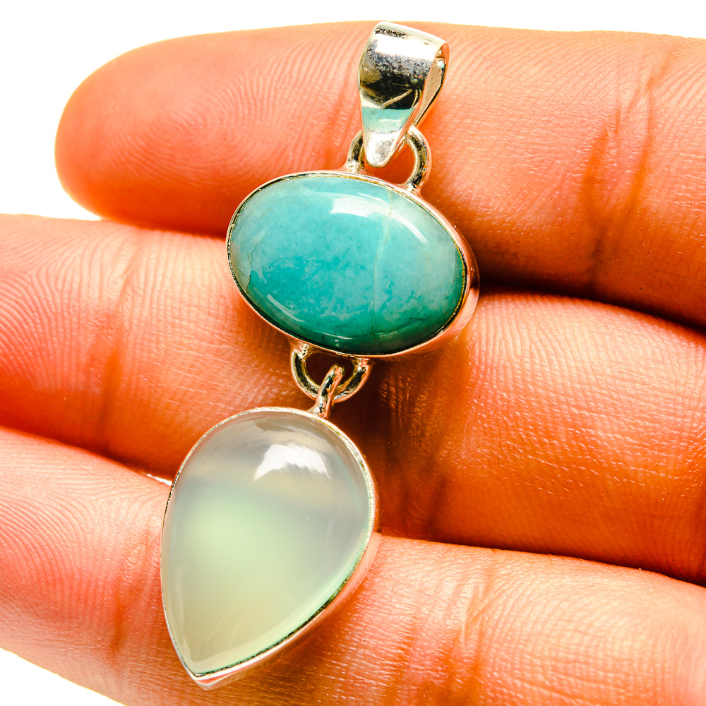 Prehnite Pendants handcrafted by Anasilvercos - PD759521