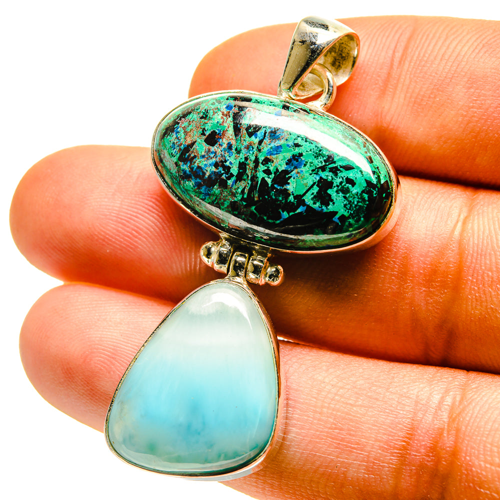 Shattuckite Pendants handcrafted by Anasilvercos - PD759534